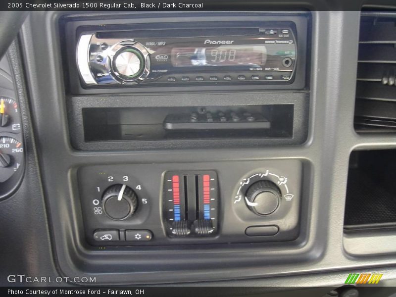 Black / Dark Charcoal 2005 Chevrolet Silverado 1500 Regular Cab