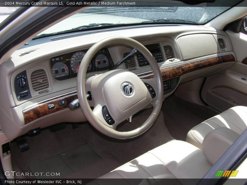 Gold Ash Metallic / Medium Parchment 2004 Mercury Grand Marquis LS