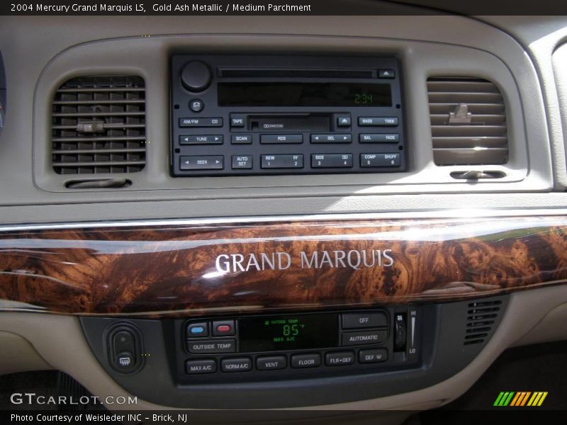 Gold Ash Metallic / Medium Parchment 2004 Mercury Grand Marquis LS