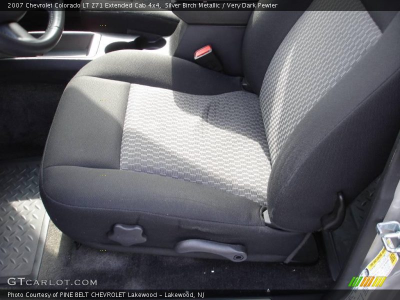 Silver Birch Metallic / Very Dark Pewter 2007 Chevrolet Colorado LT Z71 Extended Cab 4x4