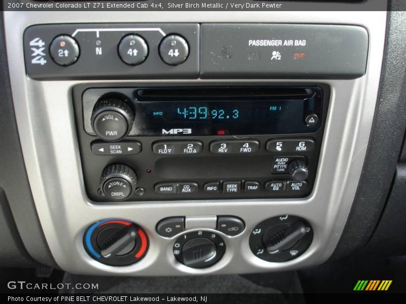 Silver Birch Metallic / Very Dark Pewter 2007 Chevrolet Colorado LT Z71 Extended Cab 4x4