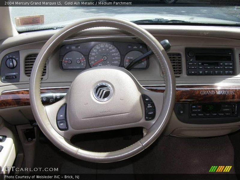 Gold Ash Metallic / Medium Parchment 2004 Mercury Grand Marquis LS