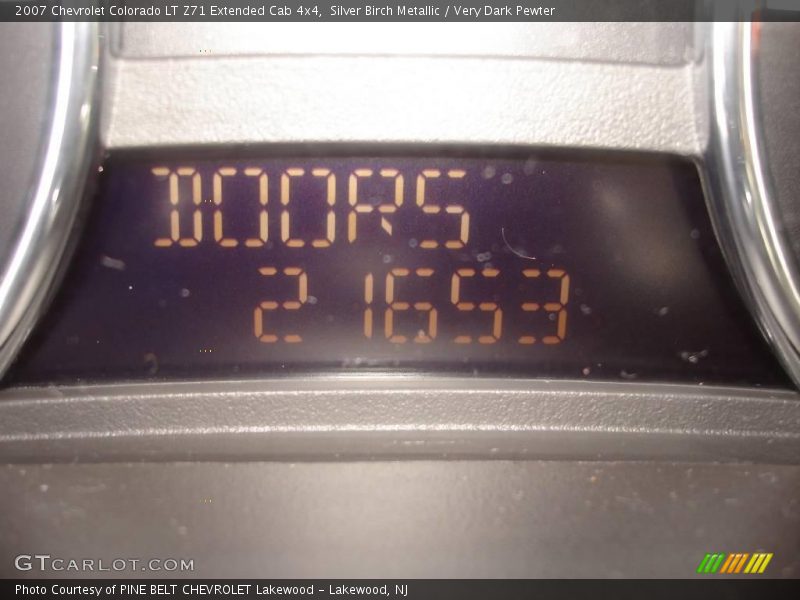 Silver Birch Metallic / Very Dark Pewter 2007 Chevrolet Colorado LT Z71 Extended Cab 4x4