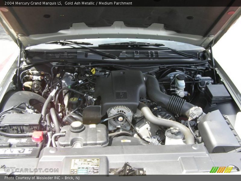 Gold Ash Metallic / Medium Parchment 2004 Mercury Grand Marquis LS