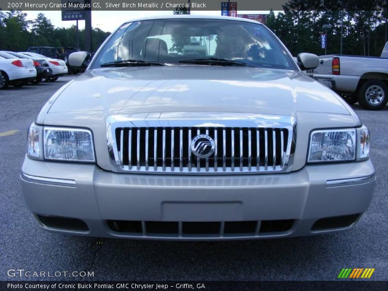 Silver Birch Metallic / Charcoal Black 2007 Mercury Grand Marquis GS