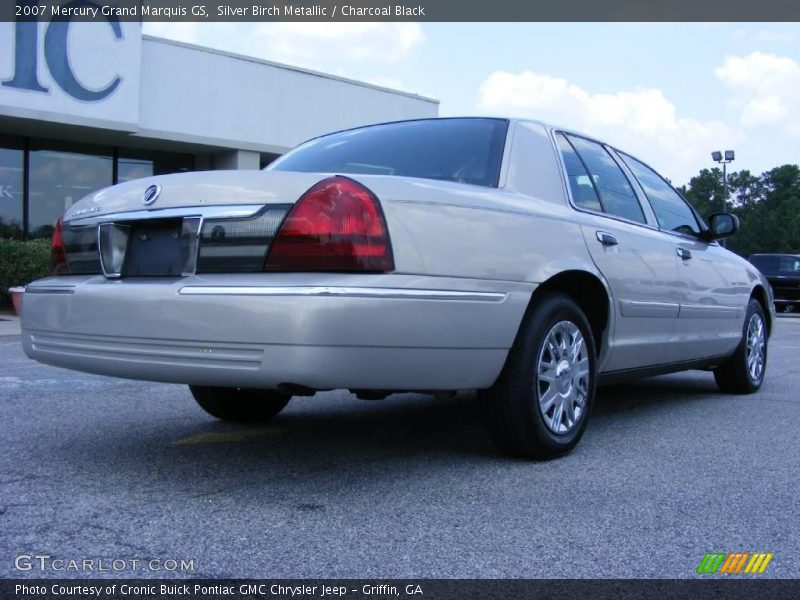 Silver Birch Metallic / Charcoal Black 2007 Mercury Grand Marquis GS