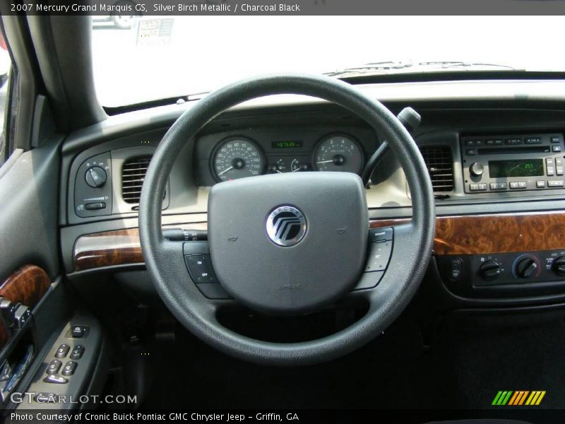 Silver Birch Metallic / Charcoal Black 2007 Mercury Grand Marquis GS