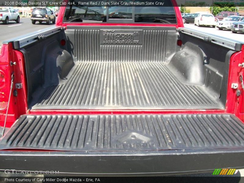 Flame Red / Dark Slate Gray/Medium Slate Gray 2008 Dodge Dakota SLT Crew Cab 4x4