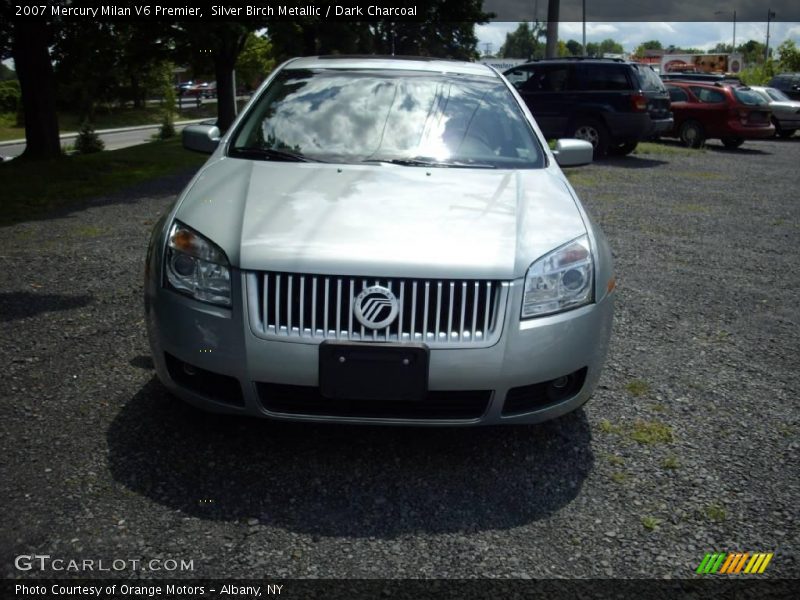 Silver Birch Metallic / Dark Charcoal 2007 Mercury Milan V6 Premier