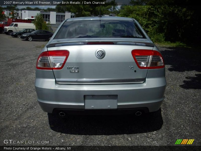 Silver Birch Metallic / Dark Charcoal 2007 Mercury Milan V6 Premier