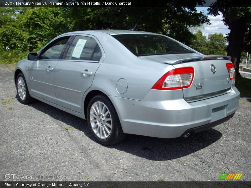 Silver Birch Metallic / Dark Charcoal 2007 Mercury Milan V6 Premier