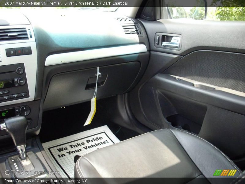 Silver Birch Metallic / Dark Charcoal 2007 Mercury Milan V6 Premier