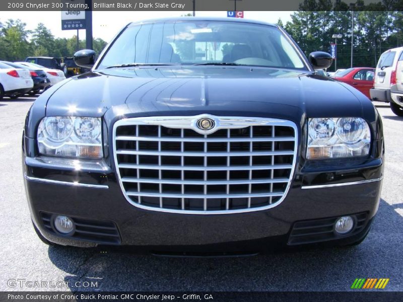 Brilliant Black / Dark Slate Gray 2009 Chrysler 300 Touring