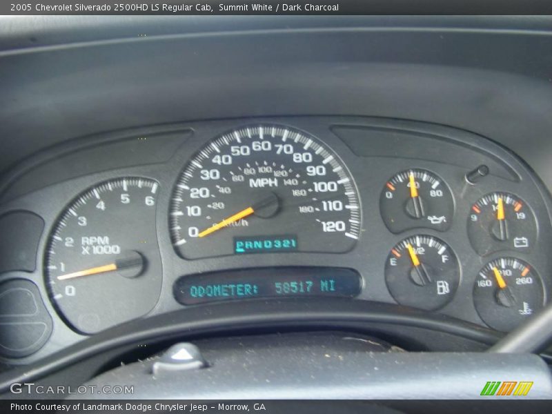 Summit White / Dark Charcoal 2005 Chevrolet Silverado 2500HD LS Regular Cab