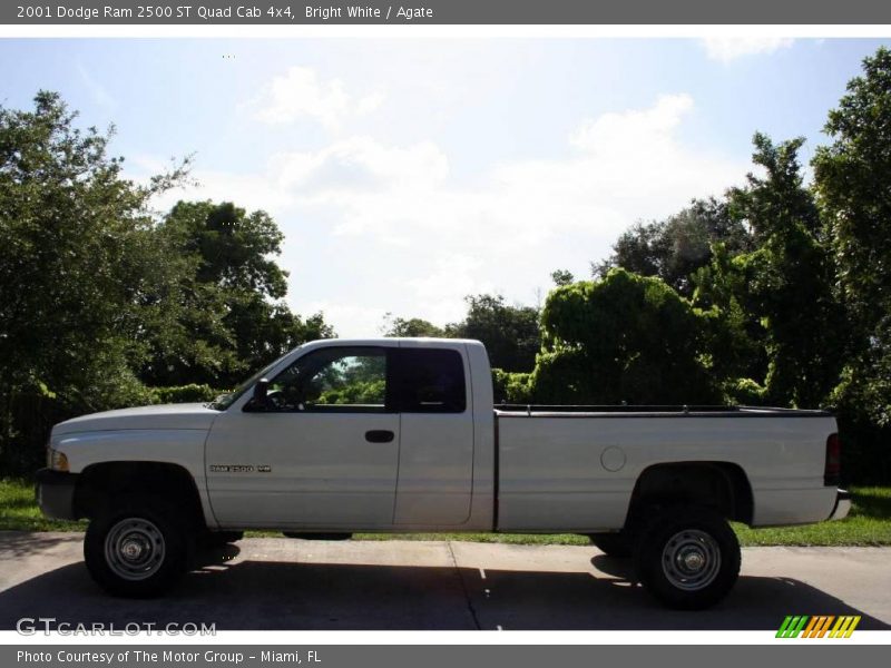 Bright White / Agate 2001 Dodge Ram 2500 ST Quad Cab 4x4