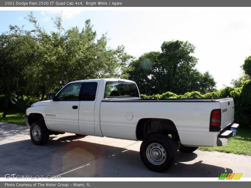 Bright White / Agate 2001 Dodge Ram 2500 ST Quad Cab 4x4