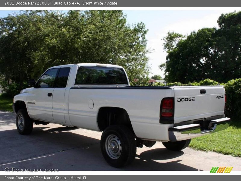 Bright White / Agate 2001 Dodge Ram 2500 ST Quad Cab 4x4