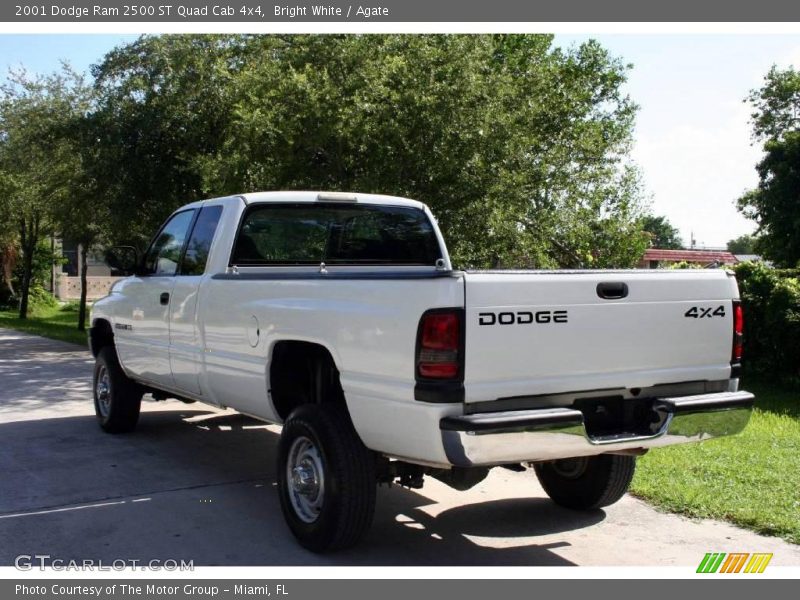 Bright White / Agate 2001 Dodge Ram 2500 ST Quad Cab 4x4