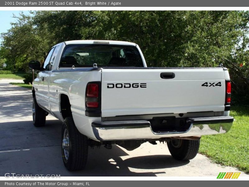 Bright White / Agate 2001 Dodge Ram 2500 ST Quad Cab 4x4