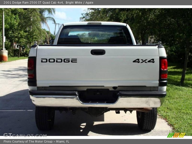 Bright White / Agate 2001 Dodge Ram 2500 ST Quad Cab 4x4