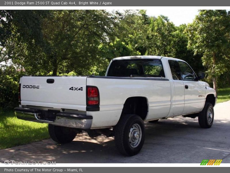 Bright White / Agate 2001 Dodge Ram 2500 ST Quad Cab 4x4