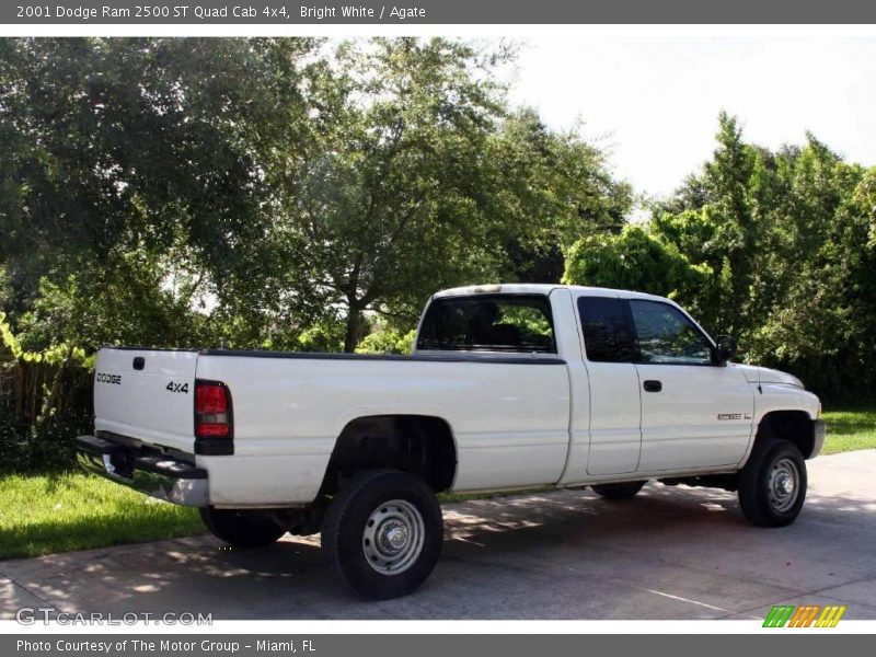 Bright White / Agate 2001 Dodge Ram 2500 ST Quad Cab 4x4