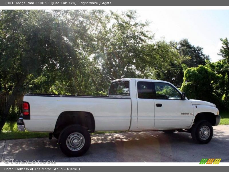 Bright White / Agate 2001 Dodge Ram 2500 ST Quad Cab 4x4