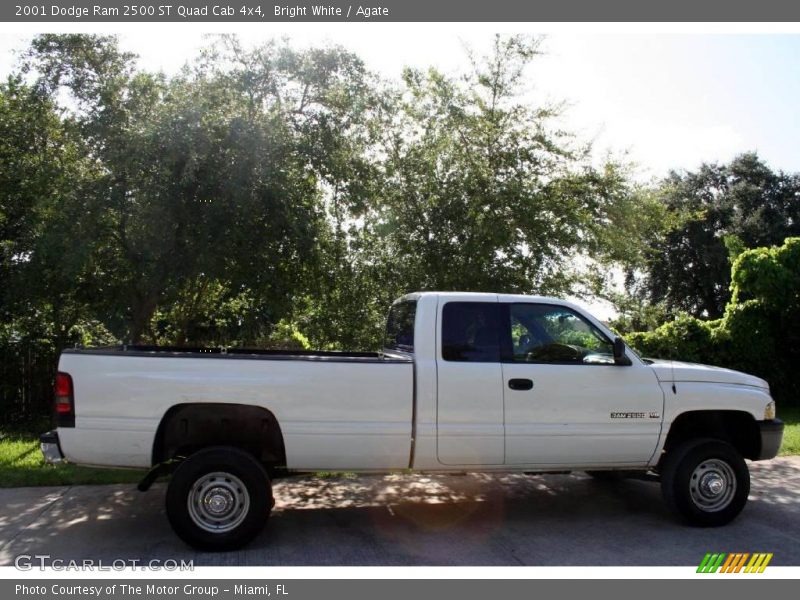 Bright White / Agate 2001 Dodge Ram 2500 ST Quad Cab 4x4