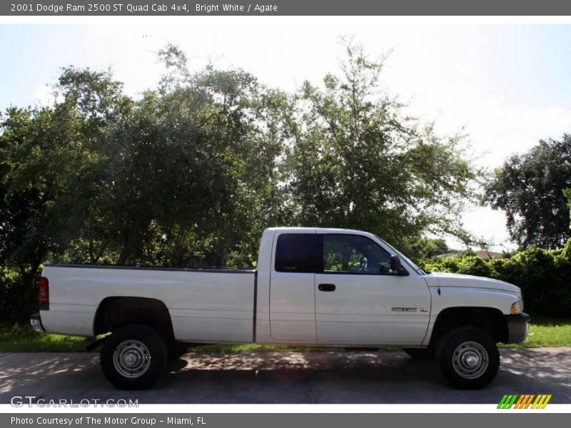 Bright White / Agate 2001 Dodge Ram 2500 ST Quad Cab 4x4