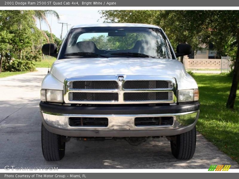 Bright White / Agate 2001 Dodge Ram 2500 ST Quad Cab 4x4