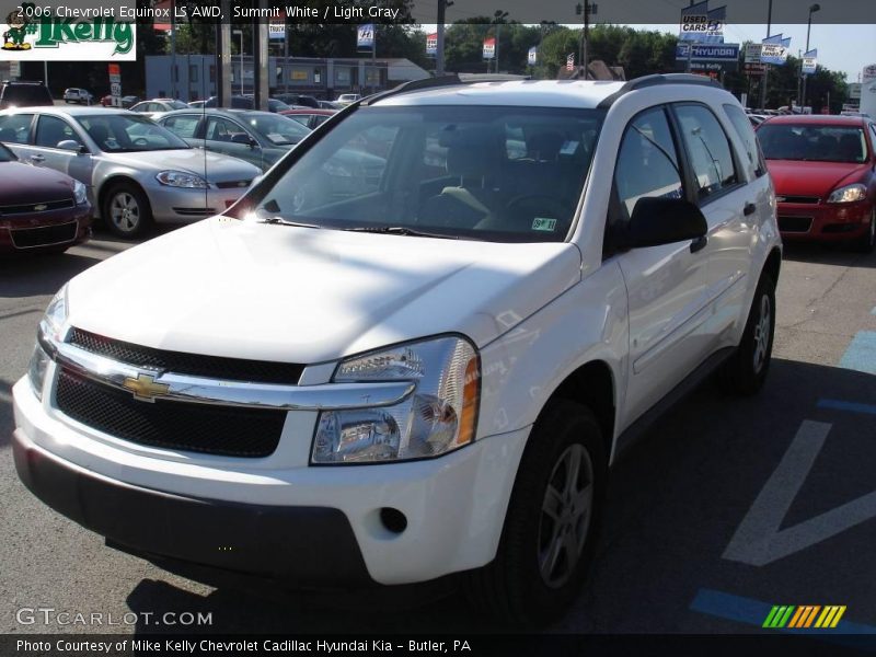 Summit White / Light Gray 2006 Chevrolet Equinox LS AWD