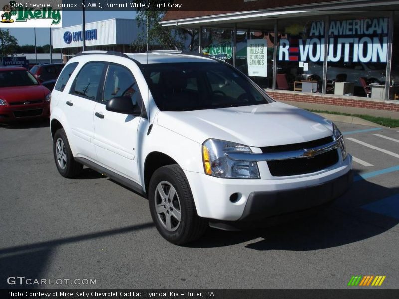 Summit White / Light Gray 2006 Chevrolet Equinox LS AWD
