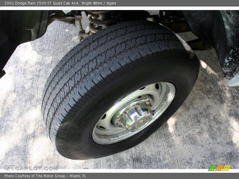 Bright White / Agate 2001 Dodge Ram 2500 ST Quad Cab 4x4