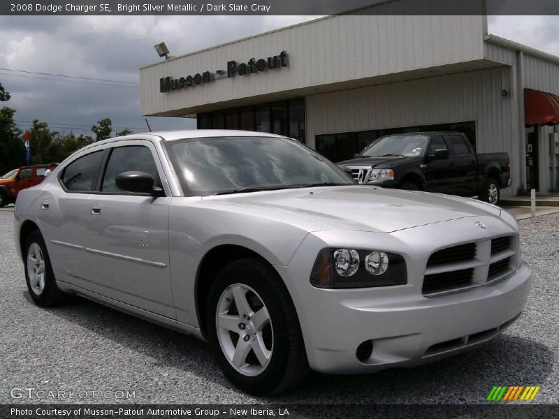 Bright Silver Metallic / Dark Slate Gray 2008 Dodge Charger SE