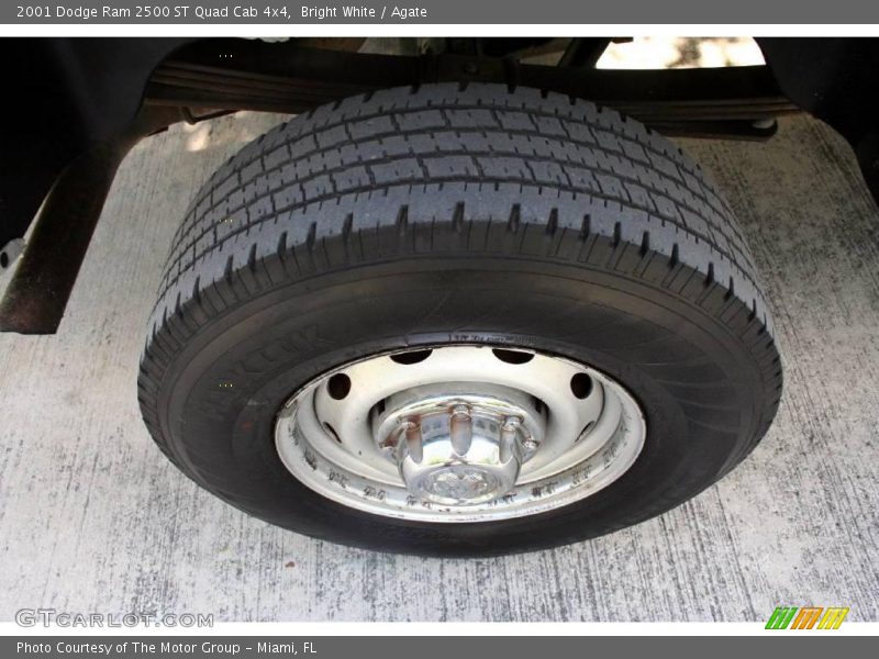 Bright White / Agate 2001 Dodge Ram 2500 ST Quad Cab 4x4