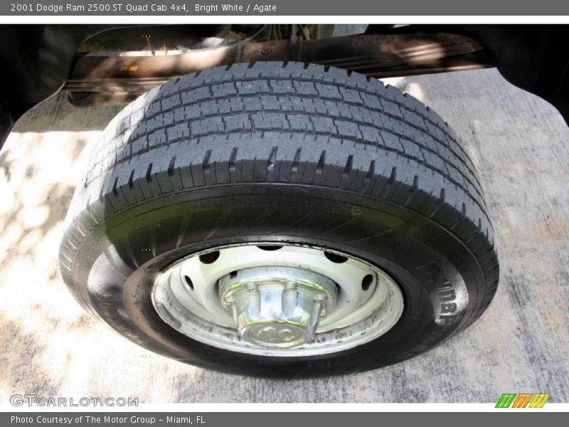 Bright White / Agate 2001 Dodge Ram 2500 ST Quad Cab 4x4