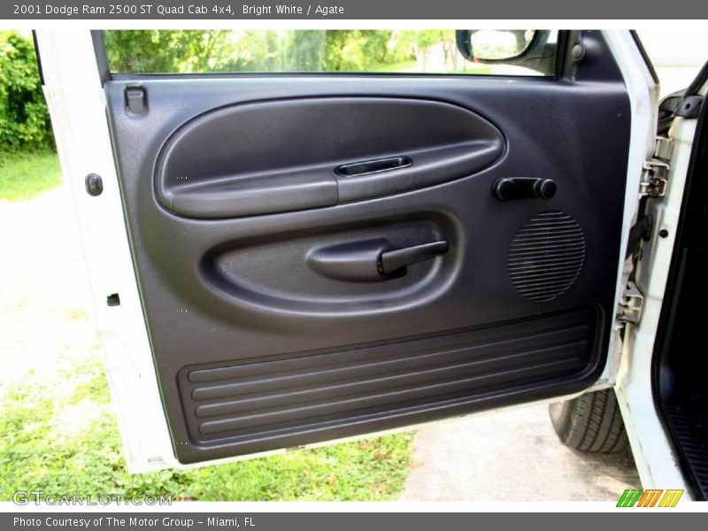 Bright White / Agate 2001 Dodge Ram 2500 ST Quad Cab 4x4