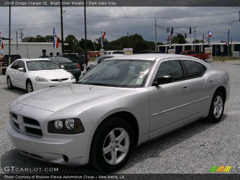 Bright Silver Metallic / Dark Slate Gray 2008 Dodge Charger SE