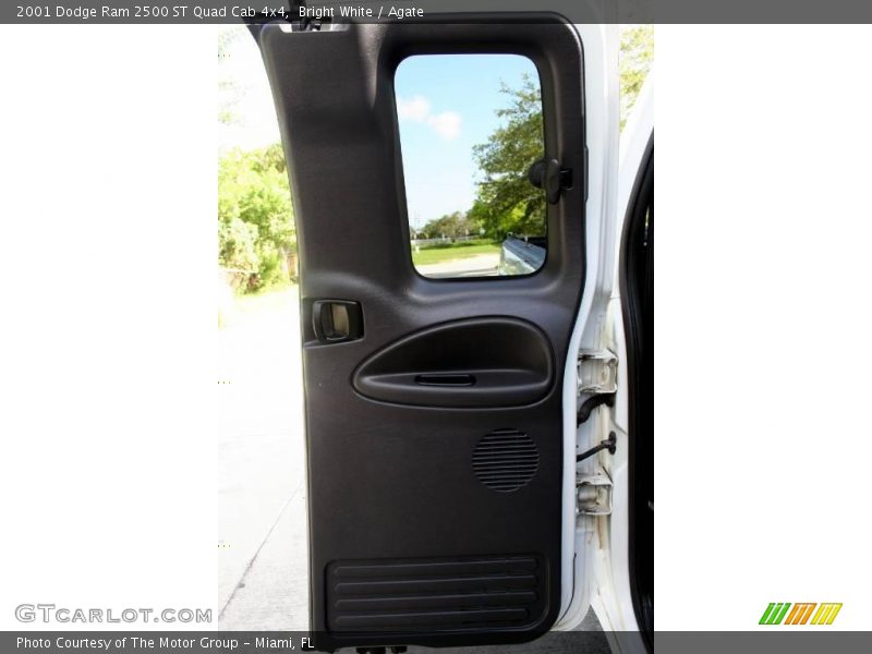 Bright White / Agate 2001 Dodge Ram 2500 ST Quad Cab 4x4
