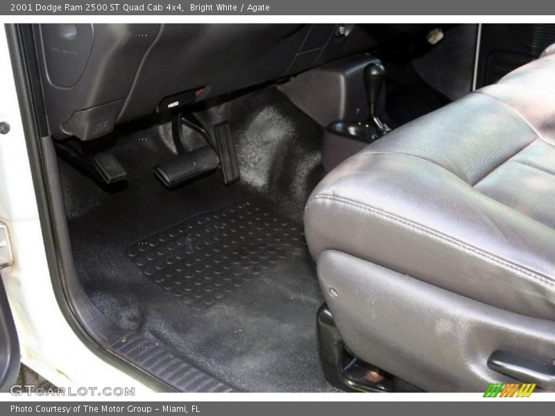 Bright White / Agate 2001 Dodge Ram 2500 ST Quad Cab 4x4