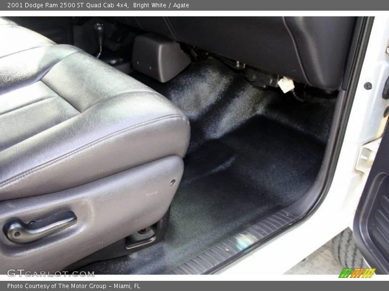 Bright White / Agate 2001 Dodge Ram 2500 ST Quad Cab 4x4
