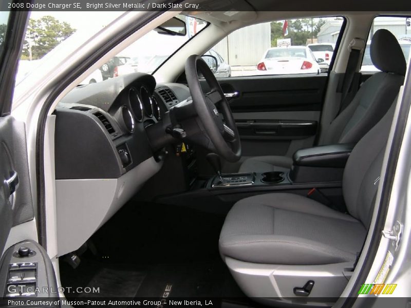 Bright Silver Metallic / Dark Slate Gray 2008 Dodge Charger SE
