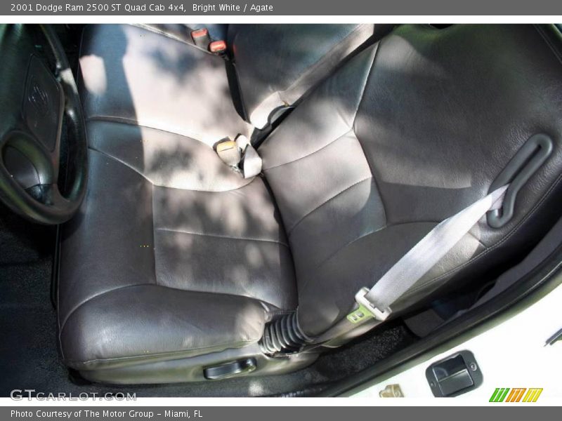 Bright White / Agate 2001 Dodge Ram 2500 ST Quad Cab 4x4