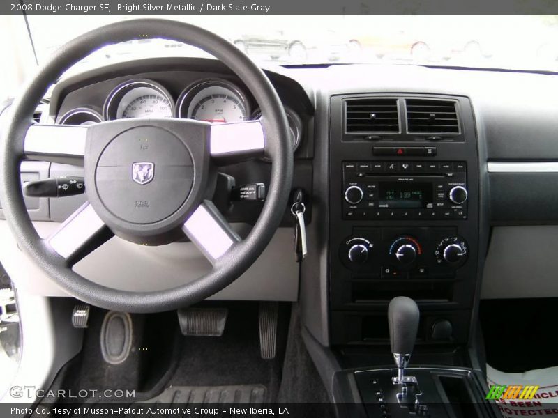 Bright Silver Metallic / Dark Slate Gray 2008 Dodge Charger SE
