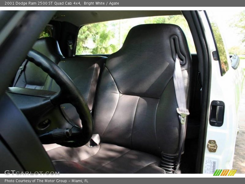 Bright White / Agate 2001 Dodge Ram 2500 ST Quad Cab 4x4