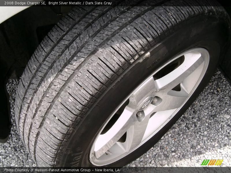 Bright Silver Metallic / Dark Slate Gray 2008 Dodge Charger SE