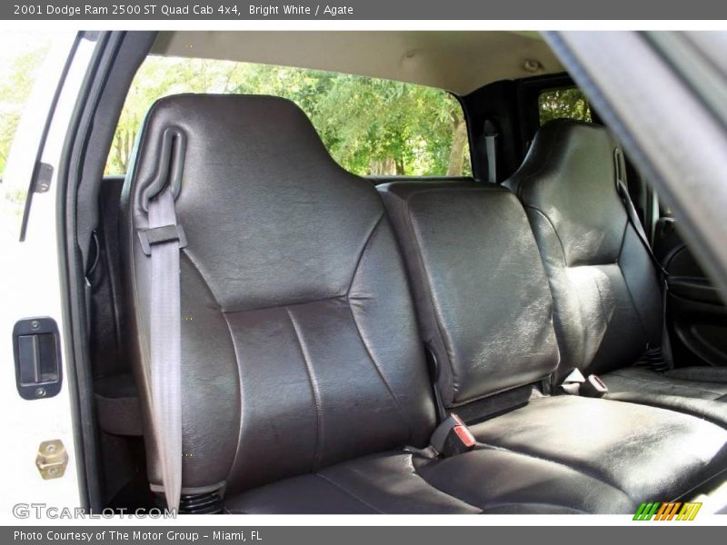 Bright White / Agate 2001 Dodge Ram 2500 ST Quad Cab 4x4