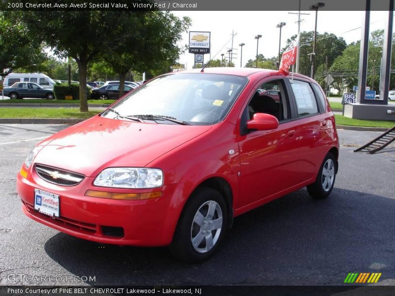 Victory Red / Charcoal 2008 Chevrolet Aveo Aveo5 Special Value