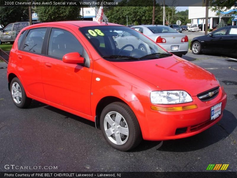 Victory Red / Charcoal 2008 Chevrolet Aveo Aveo5 Special Value