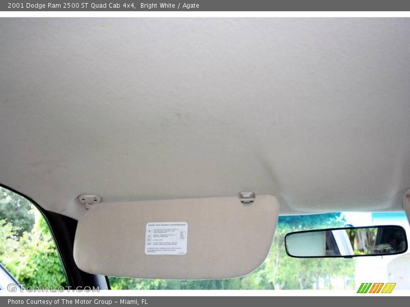 Bright White / Agate 2001 Dodge Ram 2500 ST Quad Cab 4x4